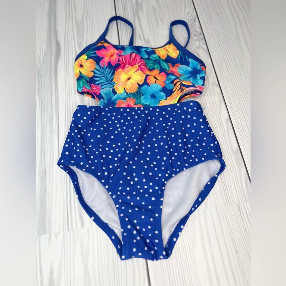 Girls’ Printed One Piece Swimsuit- Cat & Jack